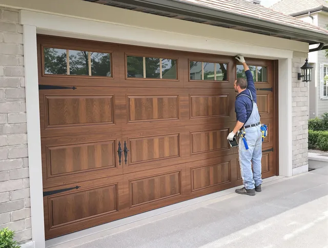 Custom garage door showcase by West Covina Garage Door Repair in West Covina