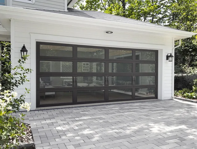 West Covina Garage Door Repair design specialist presenting custom garage door options to West Covina homeowner